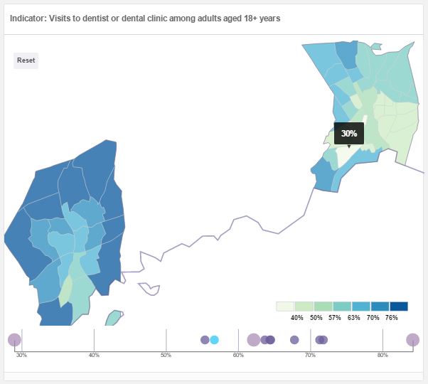 DataHaven connecticut data visualization of 500 Cities data
