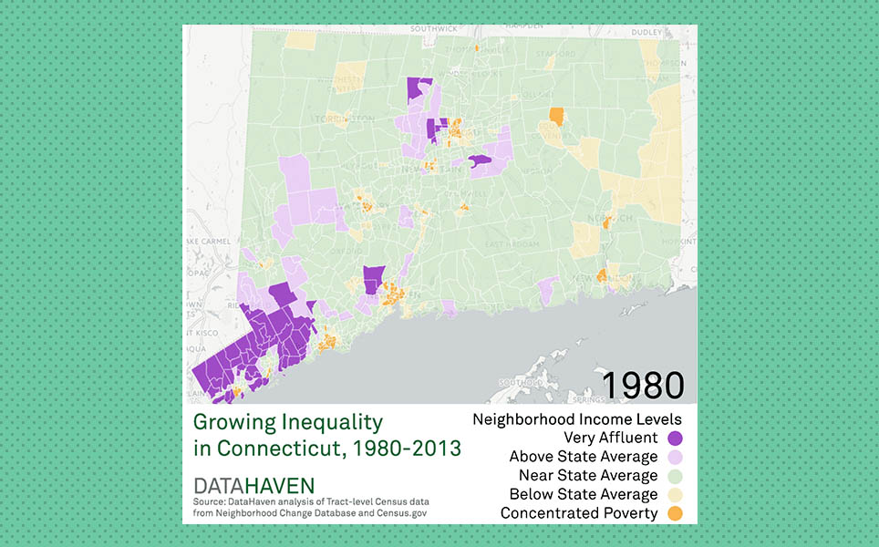 Income Inequality Connecticut Neighborhoods DataHaven