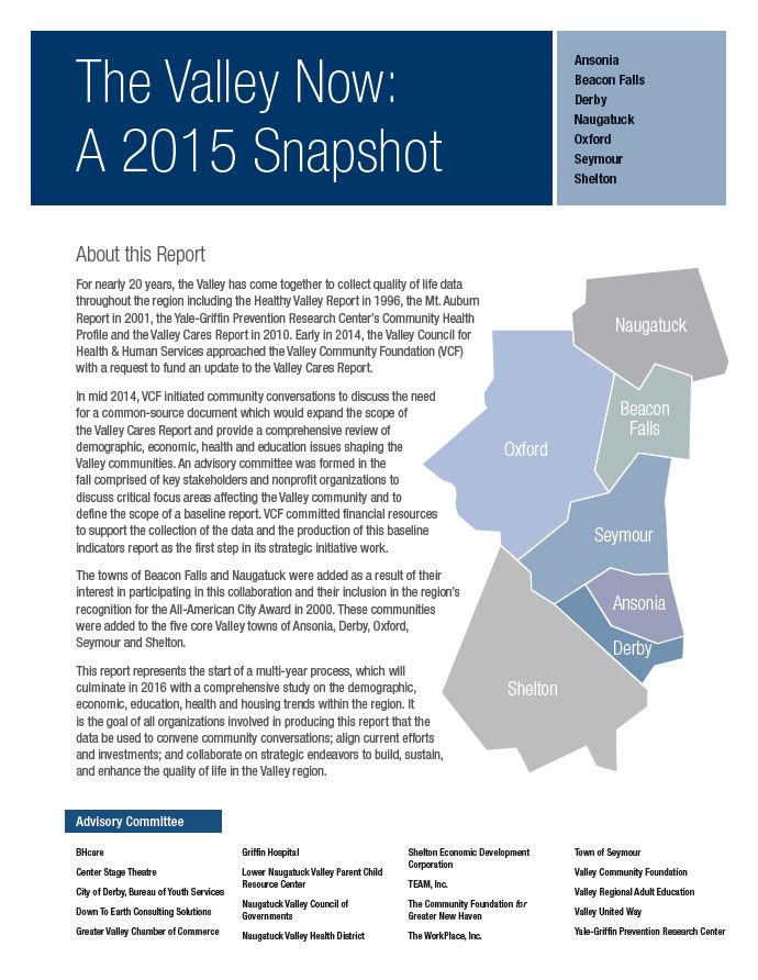 Valley Community Foundation 2015 Baseline Report