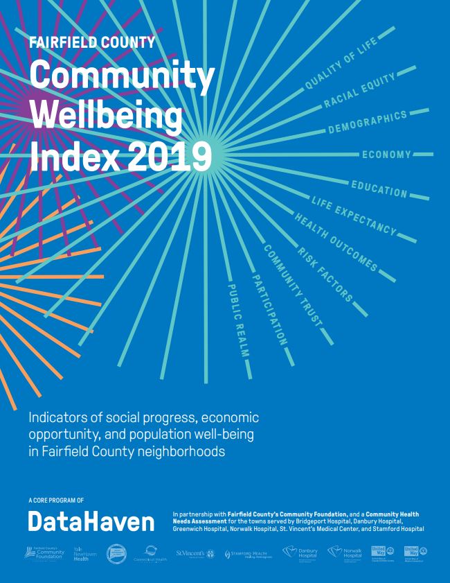 2019 Fairfield County Index DataHaven Connecticut Data study Cover portrait