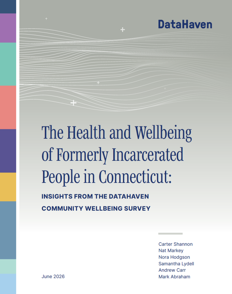cover of DataHaven report on Connecticut incarceration 2026